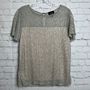 W5 Sparkly Champagne Blouse